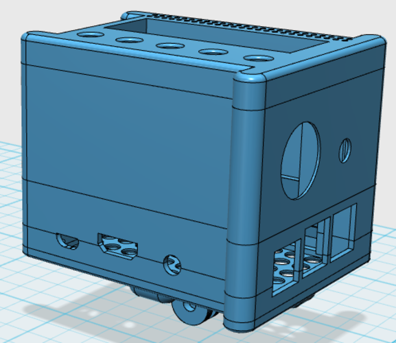 Modular Snap Together Raspberry Pi 2B/3B/3B+/4 Case w/ OLED & Fan Options  by Sneaks, Download free STL model