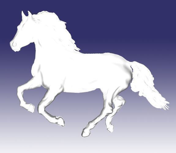 panels, running horse