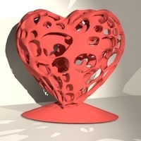Small Heart In Heart 3D Printing 86022