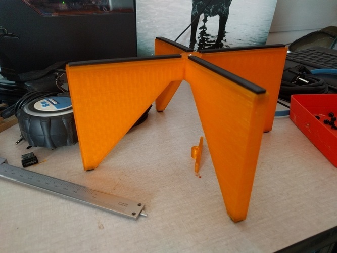 Dan's Foldable Laptop Stand 3D Print 86056