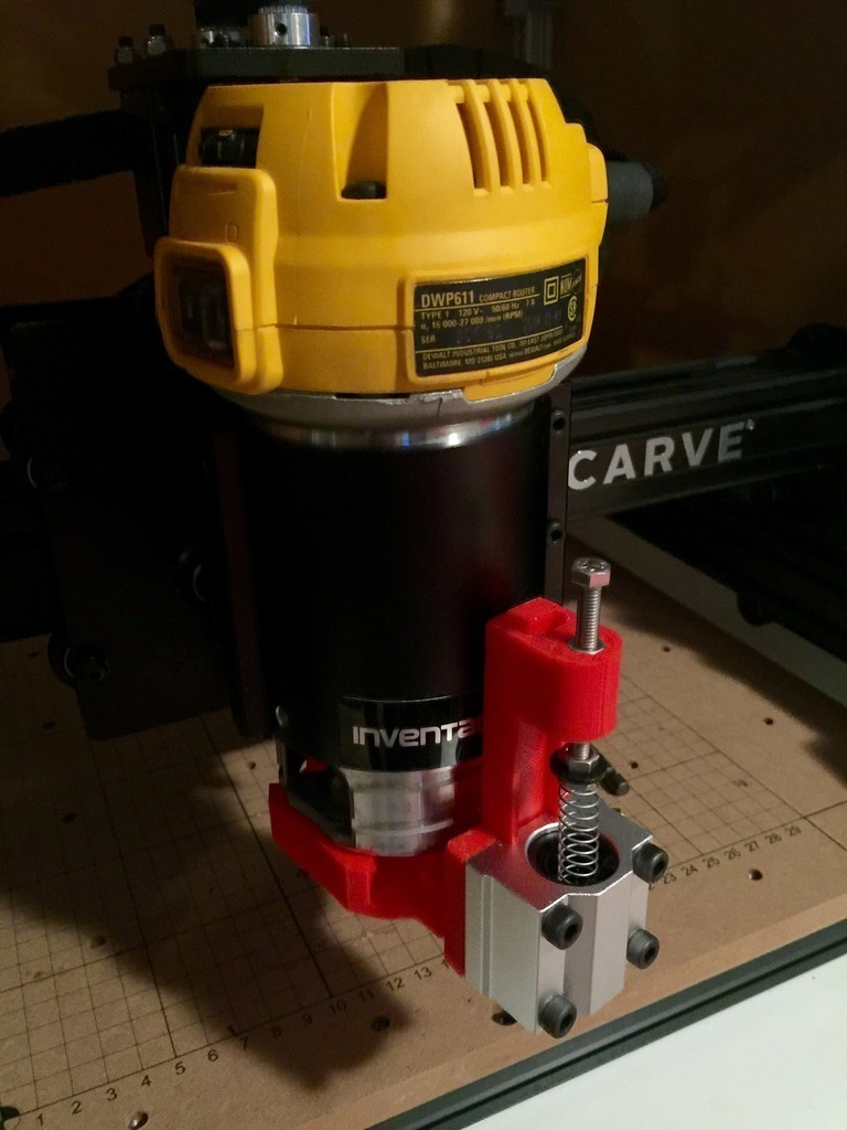 3D Printed DeWalt 611 Air Diffuser ver 4 by Marty Enerson Pinshape