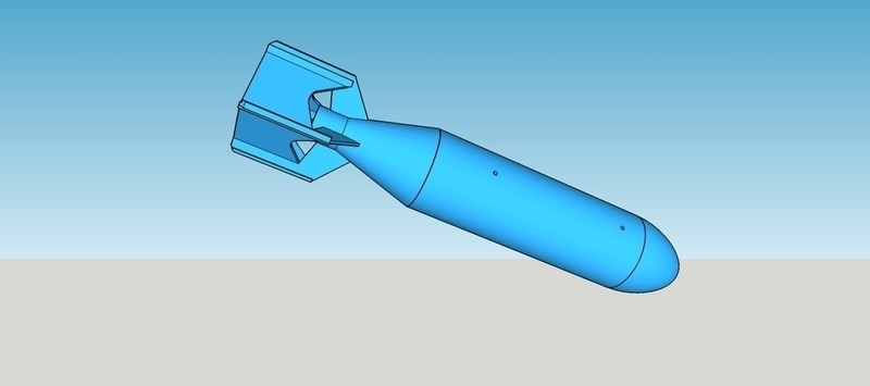 M38A2 100 pound practice bomb