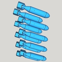 M38A2 100 pound practice bomb - Thumbnail 2