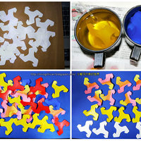 Nylon Filament Puzzle Lamp Shade - Thumbnail 4
