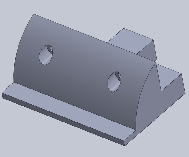 Solar panel bracket for RV roof 3D Print 86132