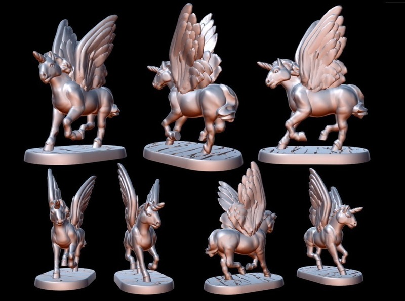 Pegacorn (15mm scale)