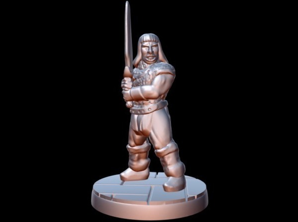 Bangsdar the (Modular) Barbarian (15mm scale)