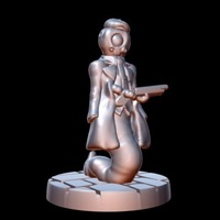(Alien) Peaky Blinder w/shotgun (15mm scale) - Thumbnail 1
