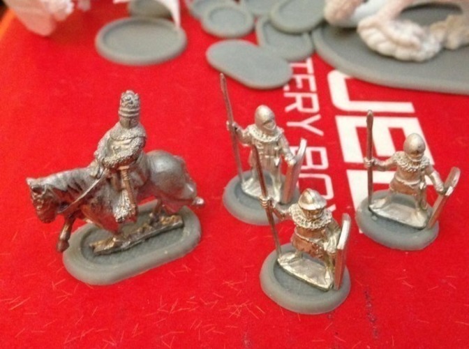 Recessed Infantry and Cavalry Bases (15mm scale)
