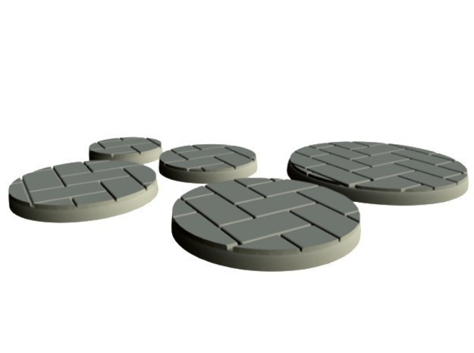 Flagstone Bases (15mm scale)