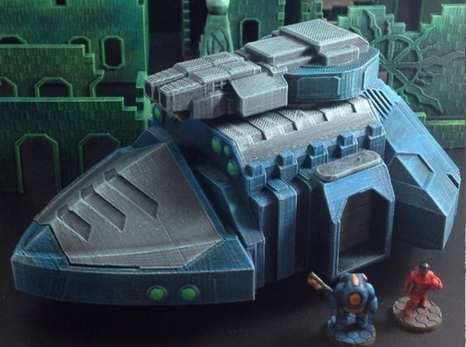 Dominion Justifier Heavy Grav-Tank (15mm scale) 3D Print 86257