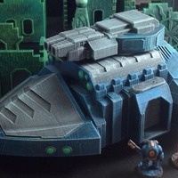 Small Dominion Justifier Heavy Grav-Tank (15mm scale) 3D Printing 86257