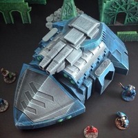 Dominion Justifier Heavy Grav-Tank (15mm scale) - Thumbnail 2