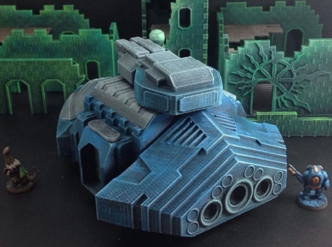 Dominion Justifier Heavy Grav-Tank (15mm scale) 3D Print 86260