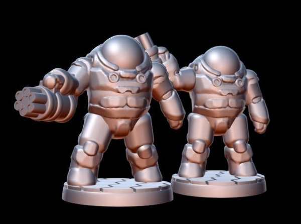 Freespace Hardsuit Elite (18mm scale)