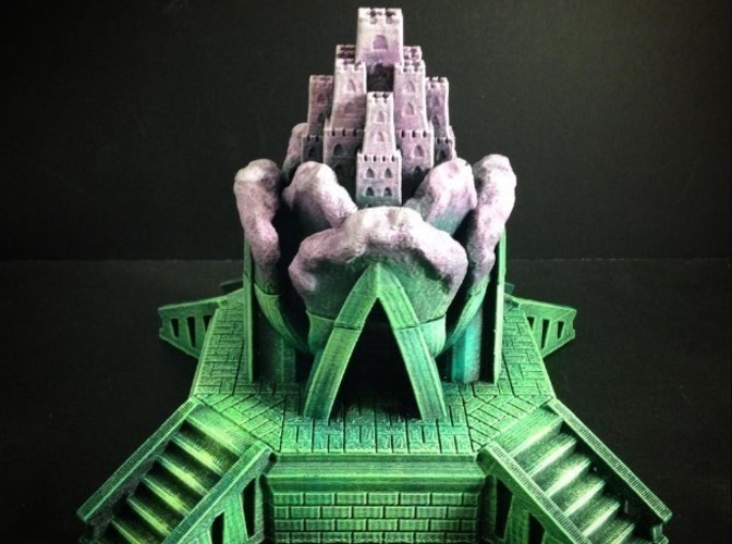 Castleflower Monument (15mm scale) 3D Print 86272