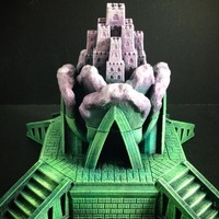Small Castleflower Monument (15mm scale) 3D Printing 86272