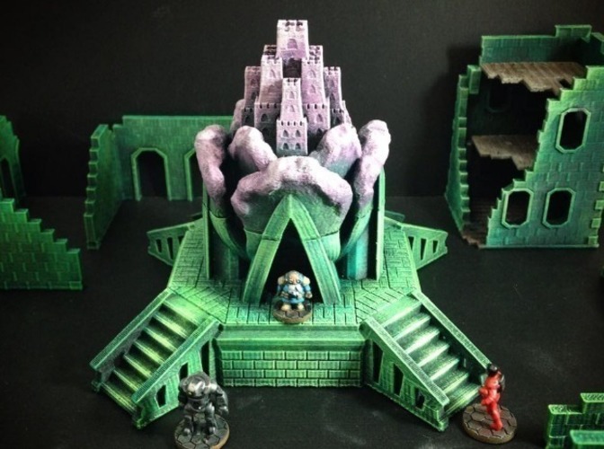 Castleflower Monument (15mm scale) 3D Print 86273