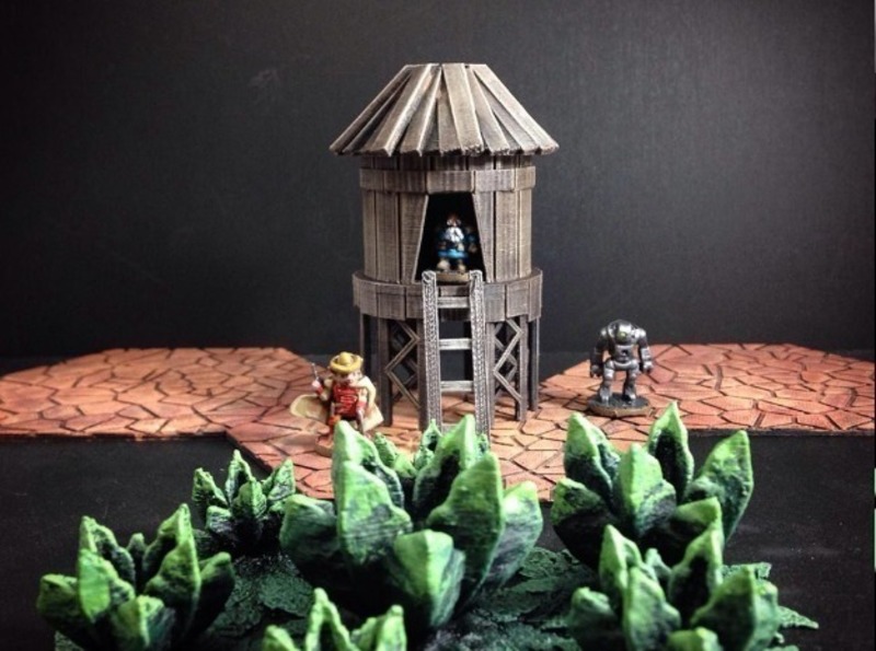 Stilt Hut (15mm scale)