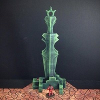 Small Extraplanar Memorial (15mm scale) 3D Printing 86293