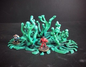 Pin Alien Flora (15mm scale) 3D Printing 86310
