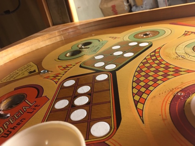 1941 Gottlieb Spot-a-Card Pinball Machine Insert