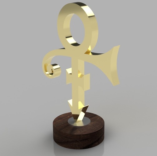 Artist Formerly Known as Prince Symbol Statue 3D Print 86336