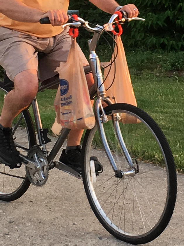 Bike store handlebar hook