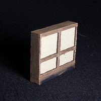 Small OpenForge 2.0 Wall Construction Kit: Tudor Wall Backs 3D Printing 86414