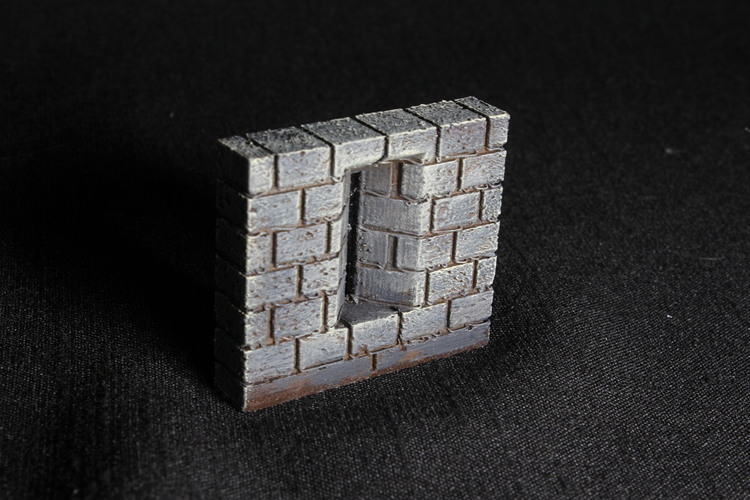 3D Printed OpenForge 2.0 Wall Construction Kit: Cut-Stone Wall Backs by ...