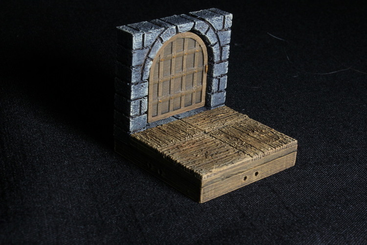 3D Printed OpenForge 2.0 Wall Construction Kit by Devon Jones | Pinshape