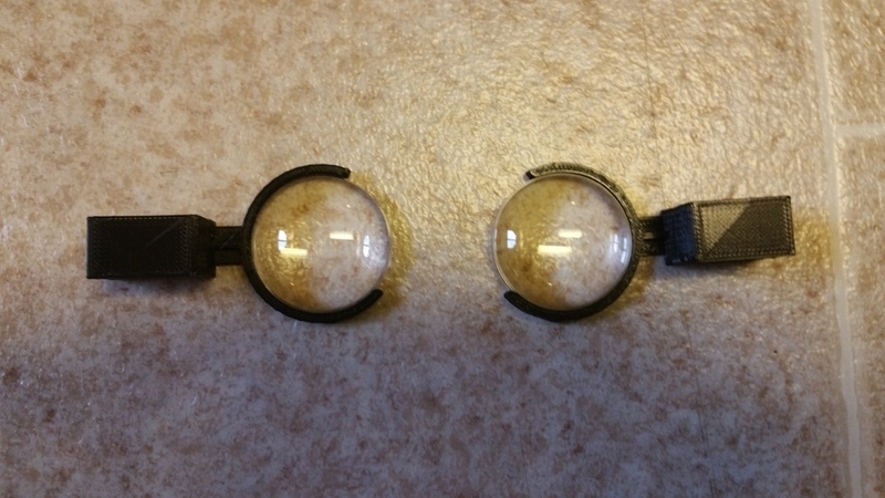 Modified Durvois lens holder for VR goggles for mobile phones