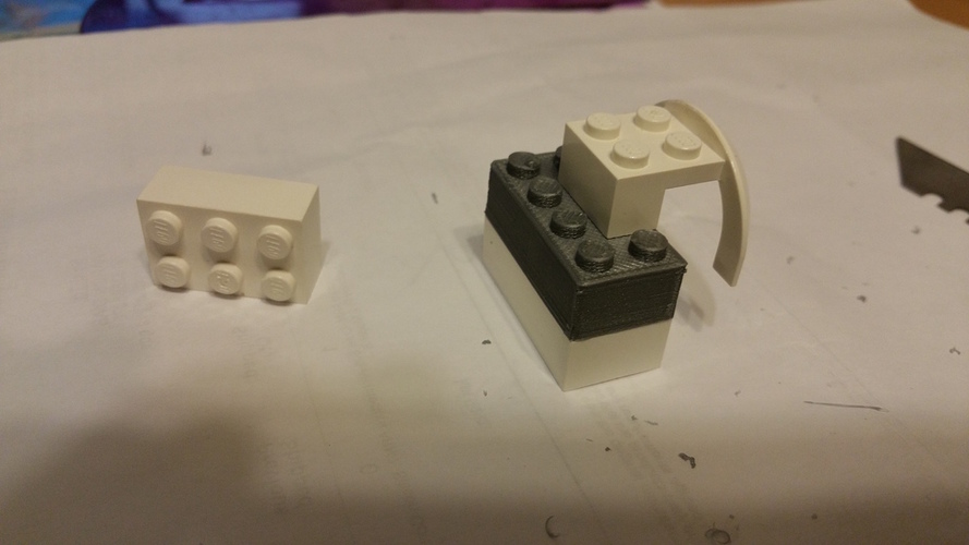 2 by 4 Lego block 3D Print 86481