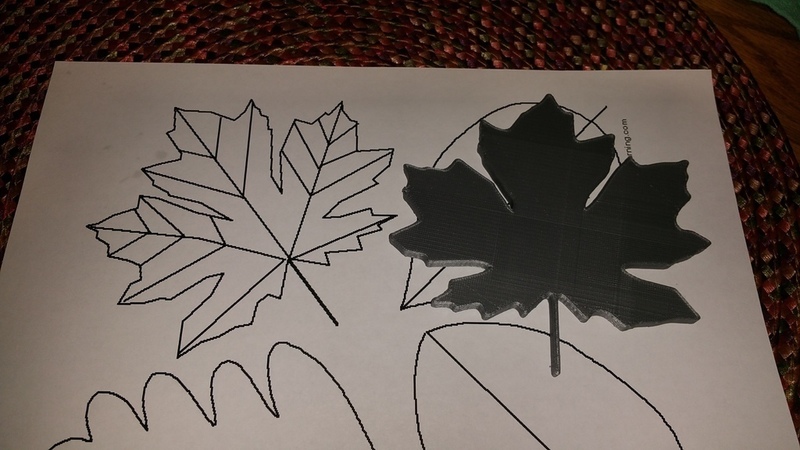 Leaf Stencils for drawing leaves.