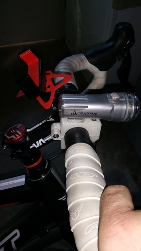 Holder/Mount for a Schwinn bike head light. 3D Print 86483