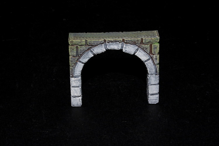 Cut-Stone Colonnade 3D Print 86501