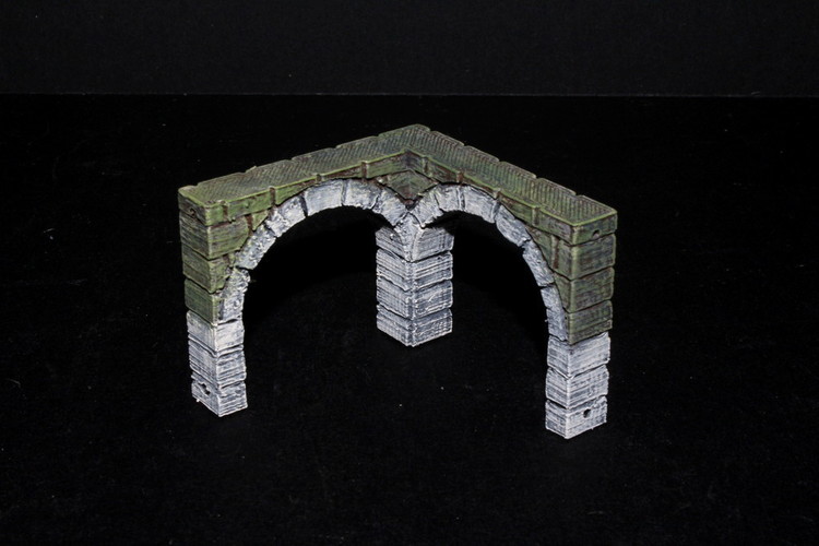 Cut-Stone Colonnade 3D Print 86502