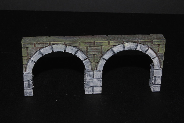 Cut-Stone Colonnade 3D Print 86503