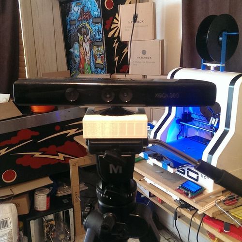 Magnus VT300 Kinect Tripod Mount 3D Print 86563