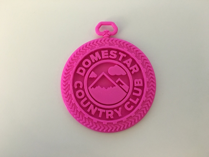 DomeStar Country Club Medallion 3D Print 86571