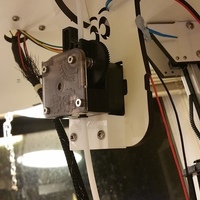 Small E3D Titan extruder mount for Rostock Max V2 3D Printing 86575