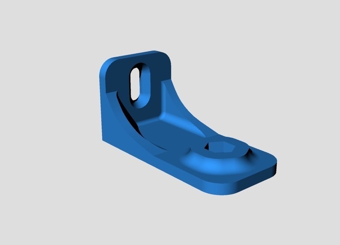L Bracket M3 Nut 3D Print 86617