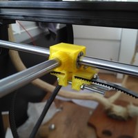 Small Cl-260 Ultimaker Max carrier and belt tensioner for LM8UU and Ig 3D Printing 86627