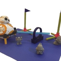 Small BB-8 Jedi Joust 3D Printing 86654