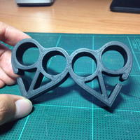 Small Twin Heart Metro Duster 3D Printing 86720
