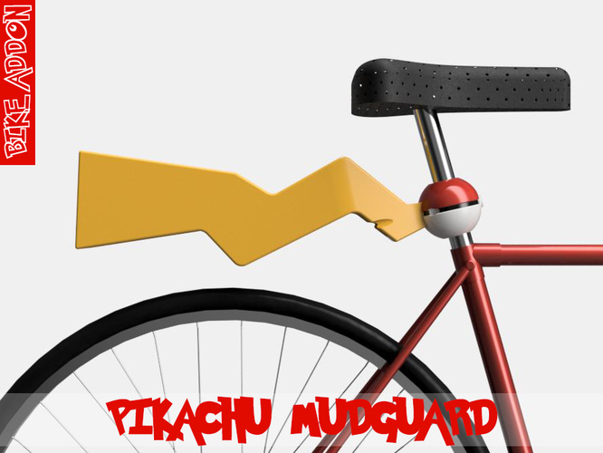 Pikachu Mudguard 3D Print 86994