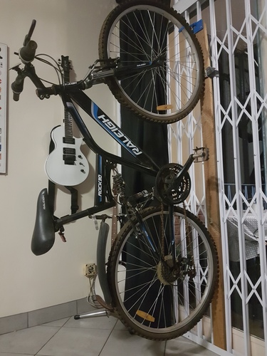 Hanging Bicycle Wall Mount 3D Print 87027