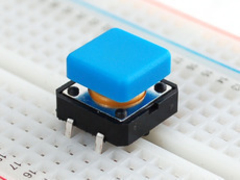 Adafruit Square Tactile Button Switch - Pinshape