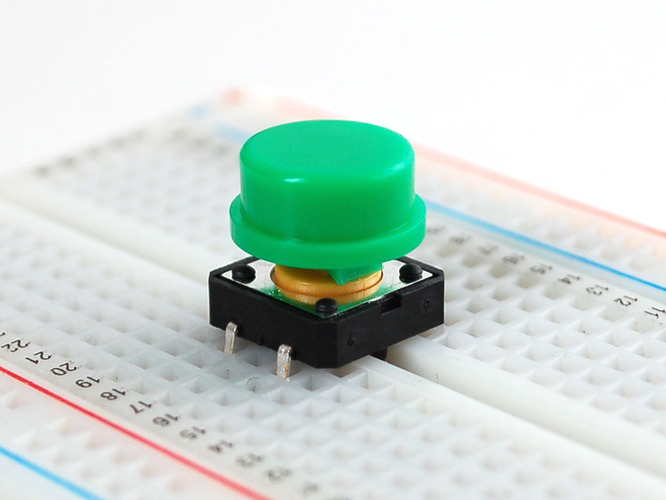 Round Tactile Button Switch (Part #1009) 3D Print 87237