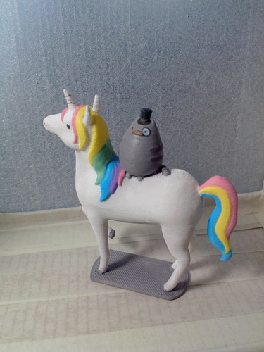 Pusheen Cat and Unicorn 3D Print 87489